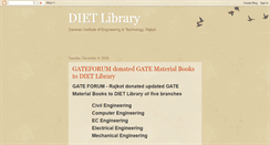 Desktop Screenshot of dietlibrary.blogspot.com