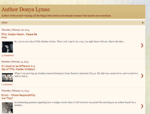 Tablet Screenshot of donyalynne.blogspot.com