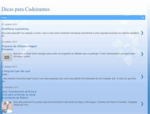 Tablet Screenshot of dicascadeirantes.blogspot.com