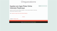 Desktop Screenshot of cheguecalzone.blogspot.com
