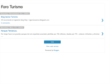 Tablet Screenshot of foroturismo.blogspot.com