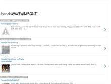 Tablet Screenshot of hondawaveallabout.blogspot.com