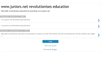 Tablet Screenshot of juniorsnet.blogspot.com