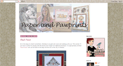 Desktop Screenshot of paperandpawprints.blogspot.com