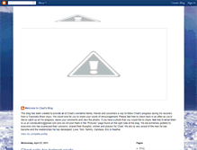 Tablet Screenshot of chadbarclay.blogspot.com