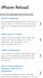 Mobile Screenshot of iphonereload.blogspot.com