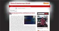 Desktop Screenshot of gloriaentertainment.blogspot.com