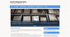 Desktop Screenshot of inventory-managementsystem.blogspot.com