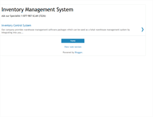 Tablet Screenshot of inventory-managementsystem.blogspot.com