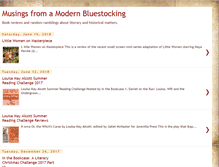 Tablet Screenshot of bluestockingmusings.blogspot.com