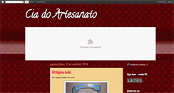 Desktop Screenshot of ciadoartesanato2011.blogspot.com