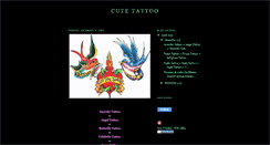 Desktop Screenshot of cutetattoo.blogspot.com