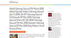 Desktop Screenshot of 247dramas.blogspot.com