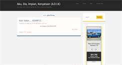 Desktop Screenshot of catatan-adik.blogspot.com