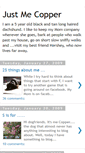 Mobile Screenshot of justmecopper.blogspot.com