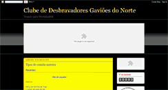 Desktop Screenshot of gavioesdonorte.blogspot.com