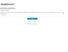 Tablet Screenshot of deaddomain1.blogspot.com