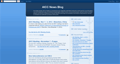 Desktop Screenshot of aicc-news.blogspot.com