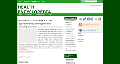 Desktop Screenshot of healthencyclop.blogspot.com