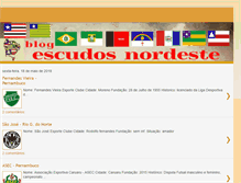 Tablet Screenshot of escudosnordeste.blogspot.com