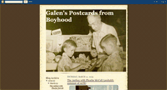 Desktop Screenshot of galenspostcards.blogspot.com