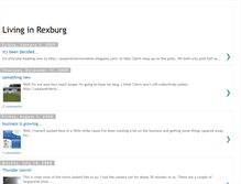 Tablet Screenshot of livinginrexburg.blogspot.com