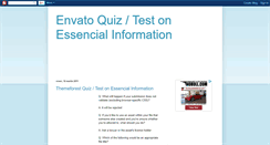 Desktop Screenshot of envatotests.blogspot.com
