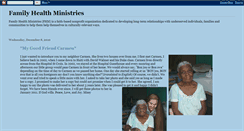 Desktop Screenshot of familyhealthministries.blogspot.com