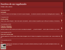 Tablet Screenshot of escritosdeunvagabundo.blogspot.com