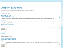 Tablet Screenshot of computer-experience.blogspot.com