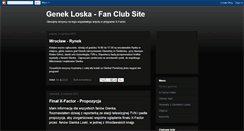 Desktop Screenshot of genekloska.blogspot.com