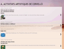 Tablet Screenshot of aartistiquesdecervello.blogspot.com