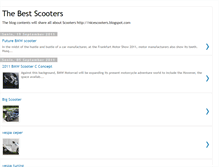 Tablet Screenshot of nicescooters.blogspot.com