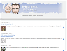 Tablet Screenshot of michaelmayne.blogspot.com