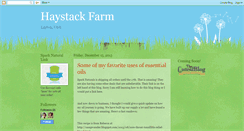 Desktop Screenshot of haystackfarm.blogspot.com