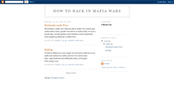 Desktop Screenshot of mafiawars-hack.blogspot.com