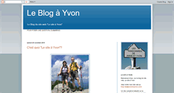 Desktop Screenshot of lesiteayvon.blogspot.com