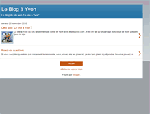 Tablet Screenshot of lesiteayvon.blogspot.com