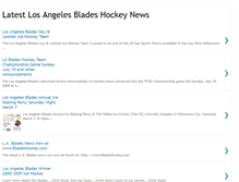 Tablet Screenshot of bladeshockeynews.blogspot.com