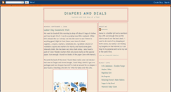 Desktop Screenshot of diapersanddeals.blogspot.com