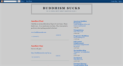 Desktop Screenshot of buddhismsucks.blogspot.com