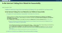 Desktop Screenshot of isinternettalingovermindsimmortality.blogspot.com