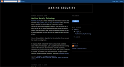 Desktop Screenshot of marine-security.blogspot.com