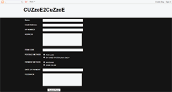 Desktop Screenshot of cuzzee2cuzzee.blogspot.com