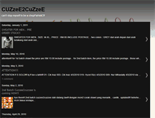 Tablet Screenshot of cuzzee2cuzzee.blogspot.com