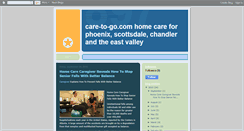 Desktop Screenshot of care-to-go.blogspot.com