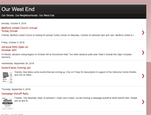 Tablet Screenshot of ourwestend.blogspot.com