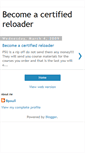 Mobile Screenshot of becomeacertifiedreloader.blogspot.com