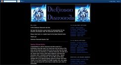 Desktop Screenshot of dickinsondiamonds.blogspot.com