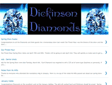 Tablet Screenshot of dickinsondiamonds.blogspot.com